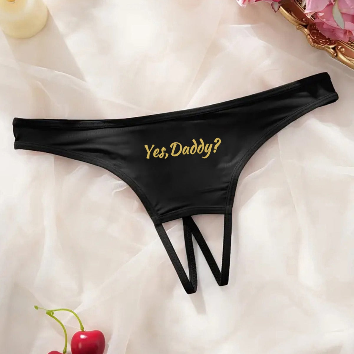 Women's Letter Printed Hollow Underwear Women's Letter Printed Hollow Underwear